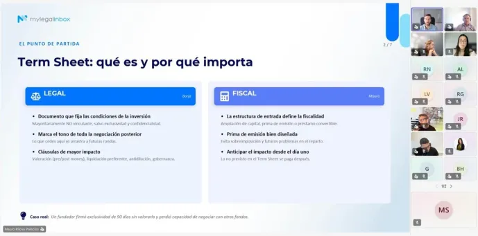 Les claus per negociar amb èxit una ronda de finançament: aprenentatges de la darrera sessió TechTur Legal Series